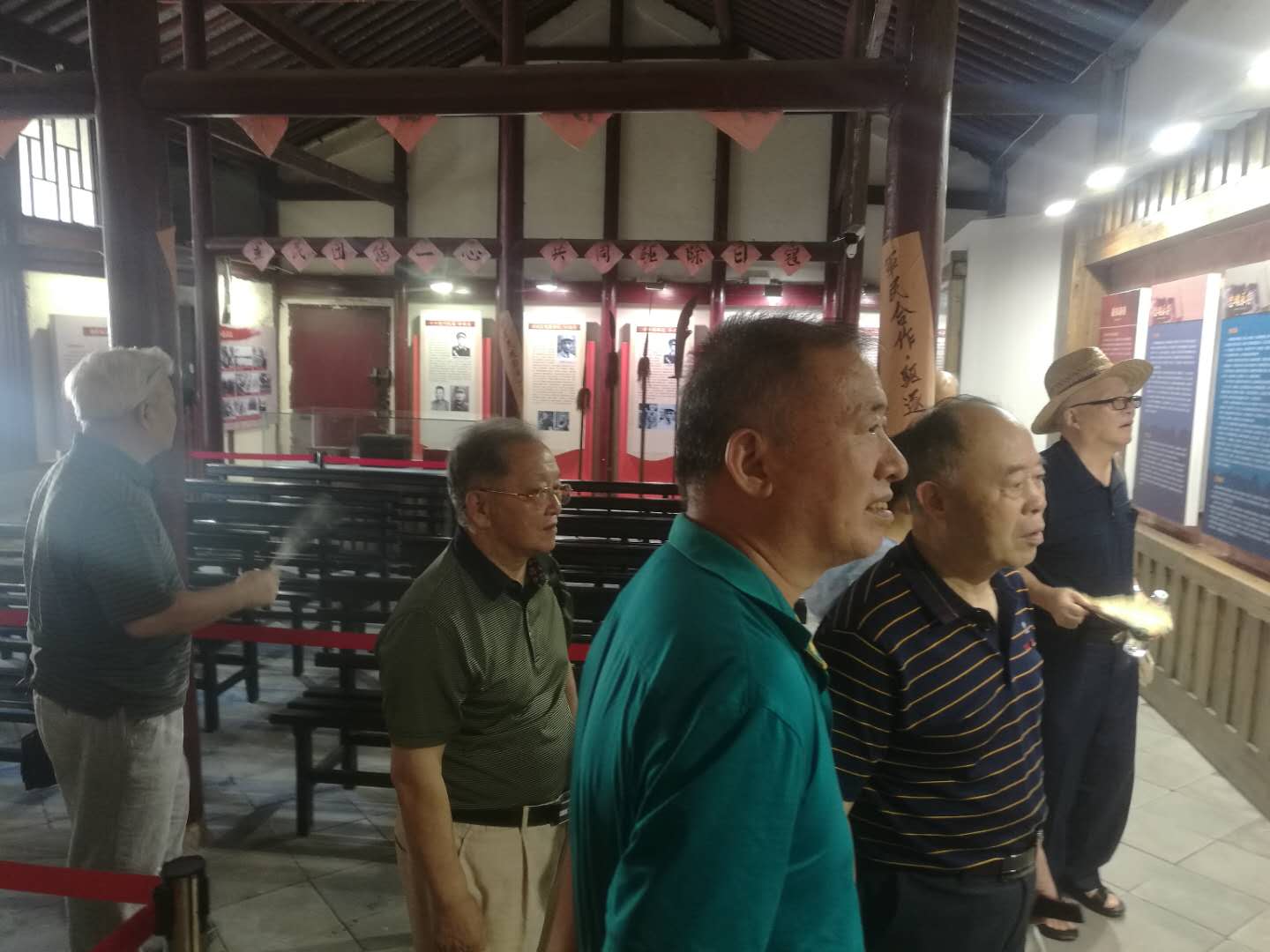 市“三会”组织考察高淳区革命老区遗址活动（7月25日下午）_南京扶贫之窗